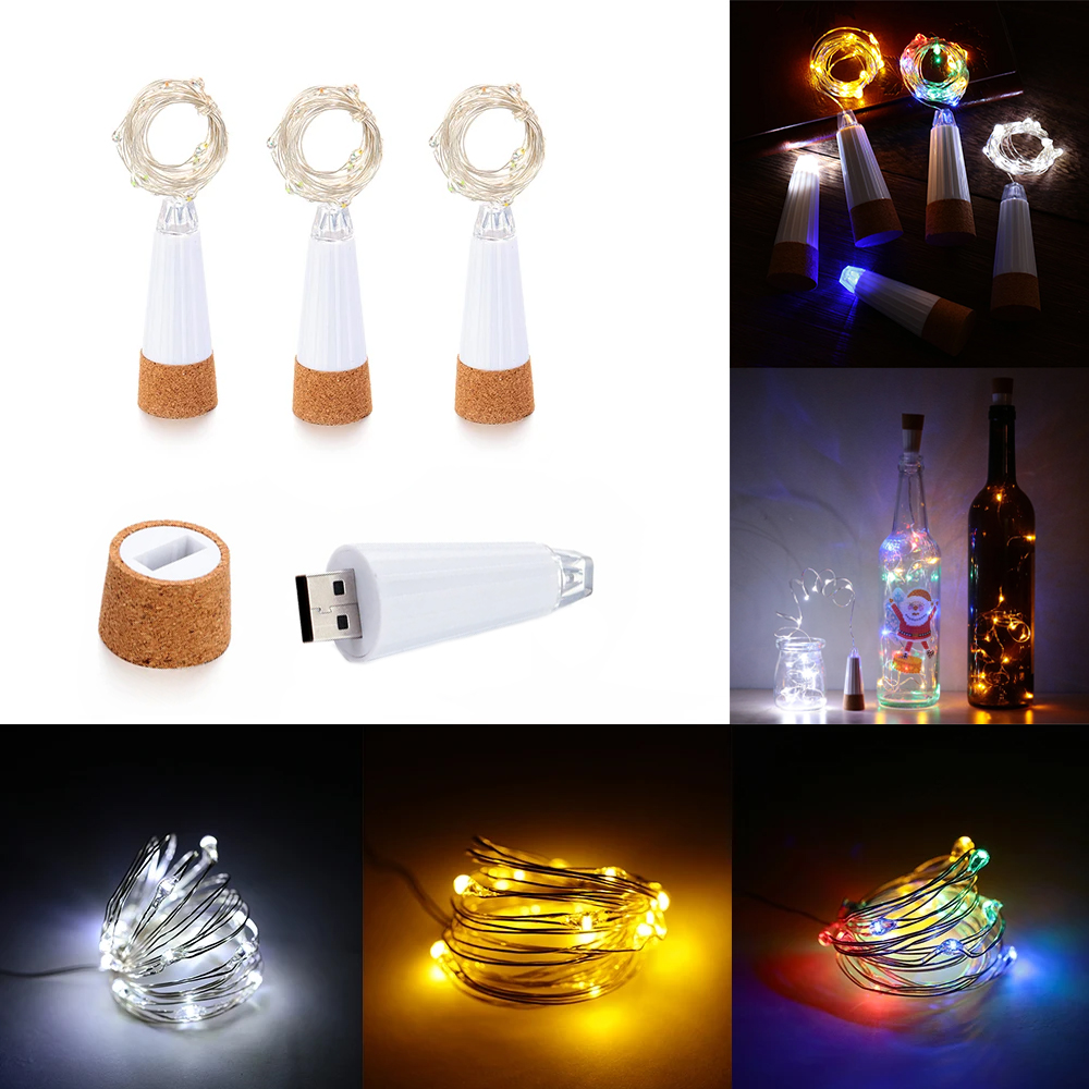 Decor Lighting Cork - 2m 20 LED Cork ขวด Fairy