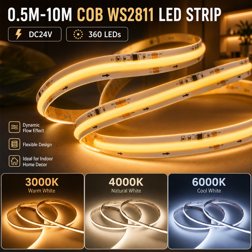 Decor Lighting Address - ไฟ LED แบบ COB WS2811 DC24V