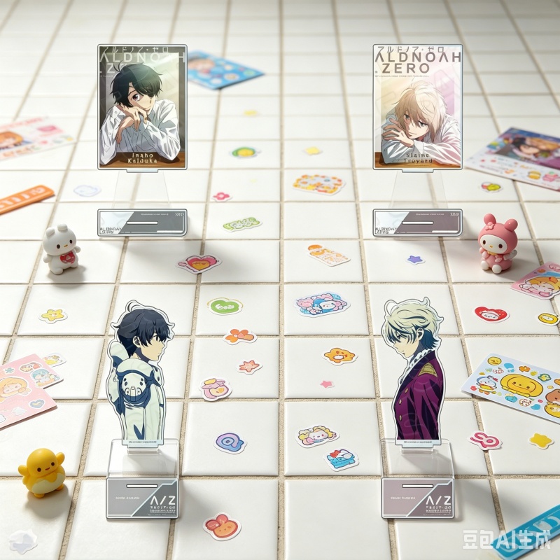 Lighting Decor Store - ALDNOAH.ZERO 15 ซม.อะคริลิคอะนิเมะฟิกเกอร์ตั้งโต๊ะคอสเพลย์ตกแต่งโอตาคุแฟนคอลเลกชันชาร์มแฟนของขวัญร้านโรงงาน