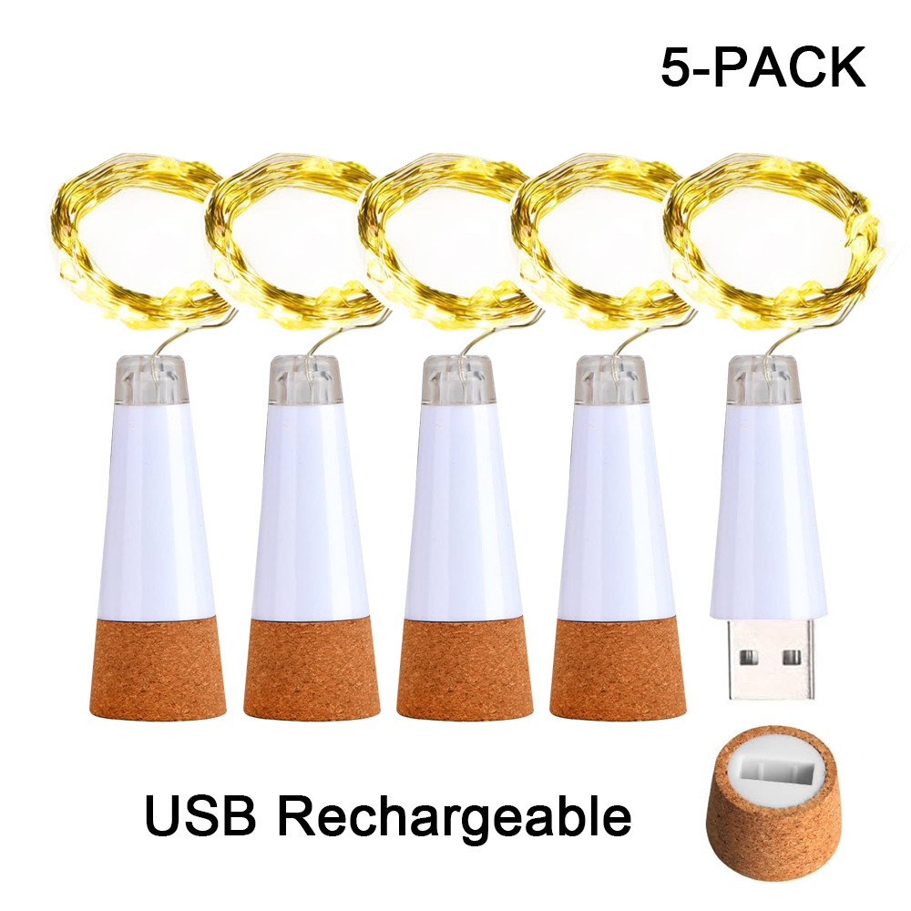 Decor Lighting Cork - 2m 20 LED Cork ขวด Fairy