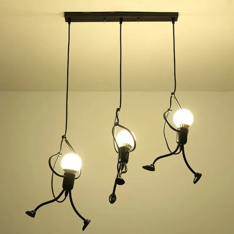 Lighting Decor Store - Retro Wrought Iron Chandelier ร้านอาหาร Cafe