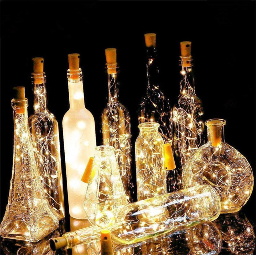 Decor Lighting Cork - บาร์ LED ขวดไวน์ Cork 2M String