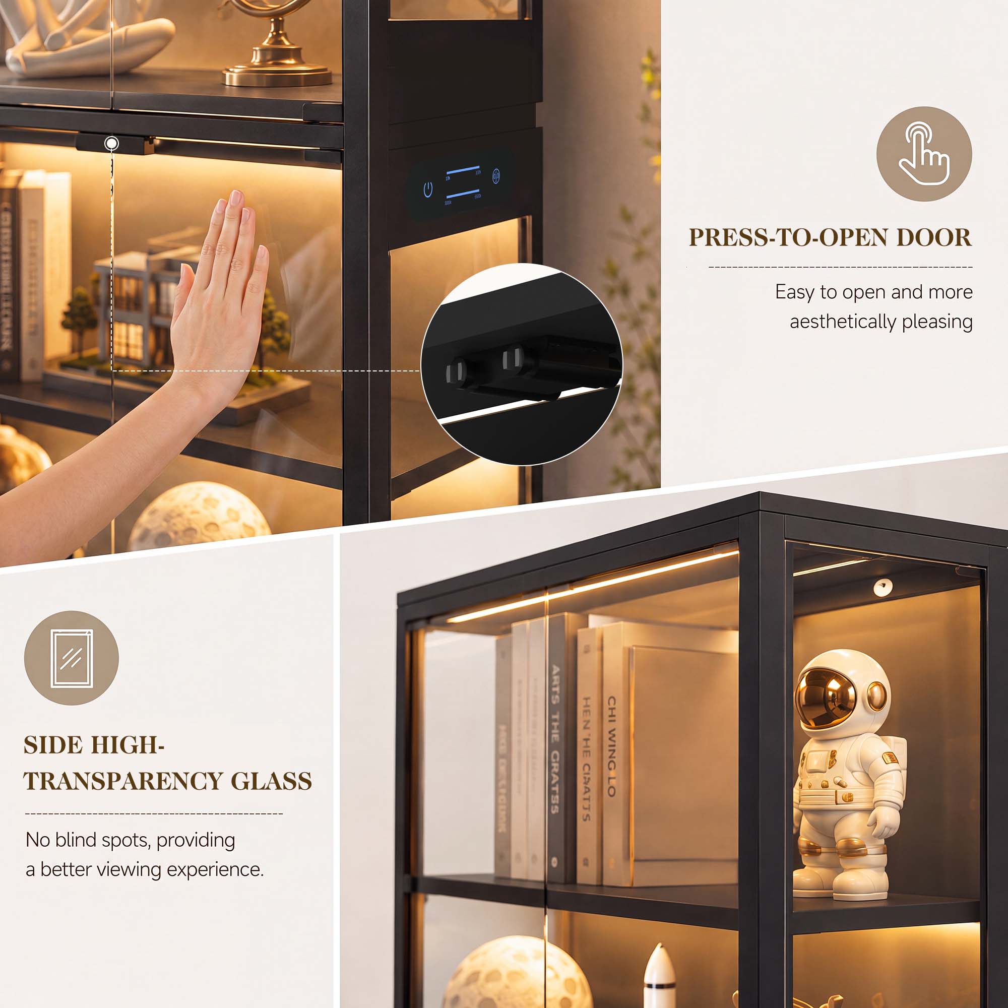 ตู้โชว์ 5 ชั้น TCGBKAF พร้อมปร - Lighting & Home Decor Studio บทวิจารณ์และราคา