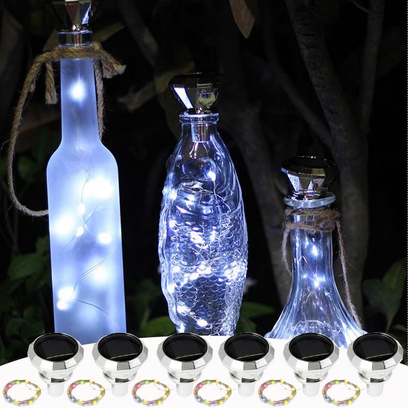 ไฟสําหรับขวด 6X ไฟคอร์กกันน้ํา - Decor Lighting Cork บทวิจารณ์และราคา