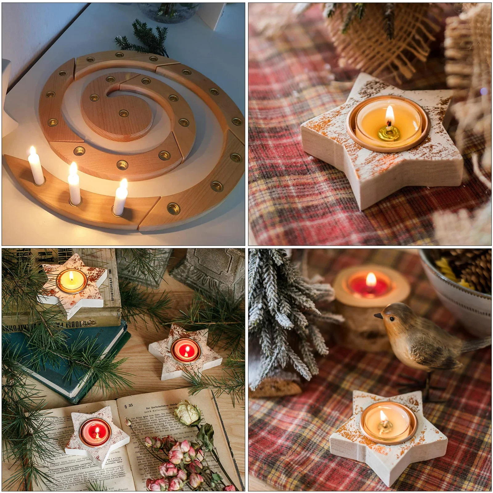 อุปกรณ์เสริมเชิงเทียนโลหะตกแต่ - Home Decor Lighting Brands บทวิจารณ์และราคา