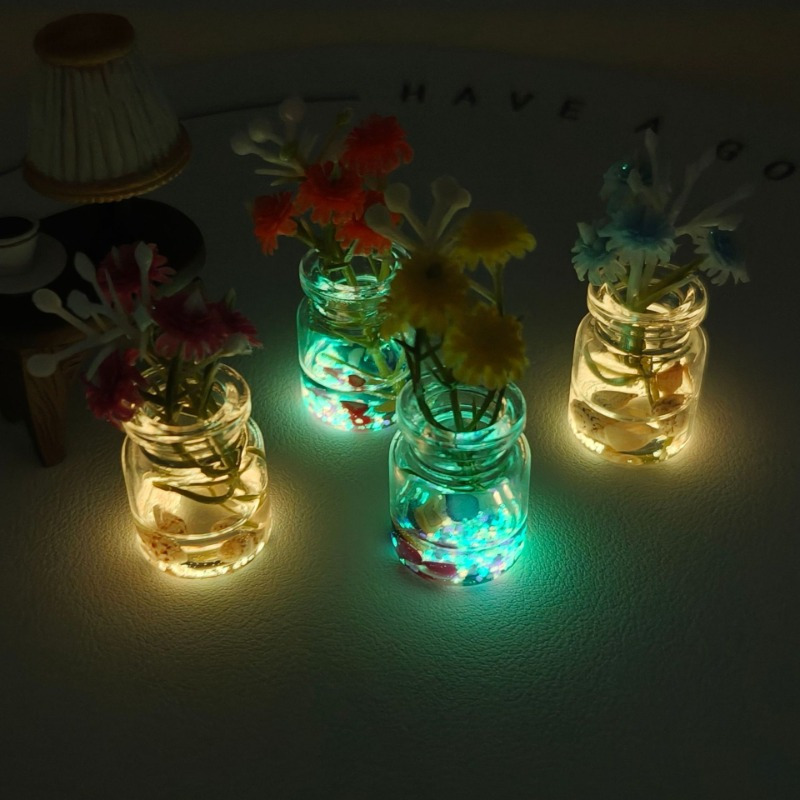 ชุดแจกันแก้วเรืองแสงในที่มืด 4 - Lighting Mcqueen Bedroom Decor บทวิจารณ์และราคา
