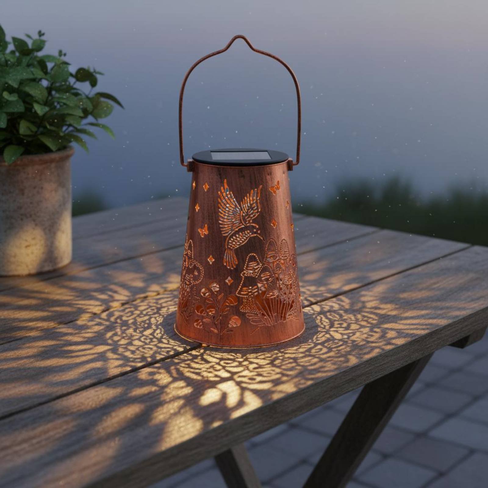 โคมไฟสวนลายดอกไม้ โคมไฟสวน ระบ - Garden Lighting Decor บทวิจารณ์และราคา