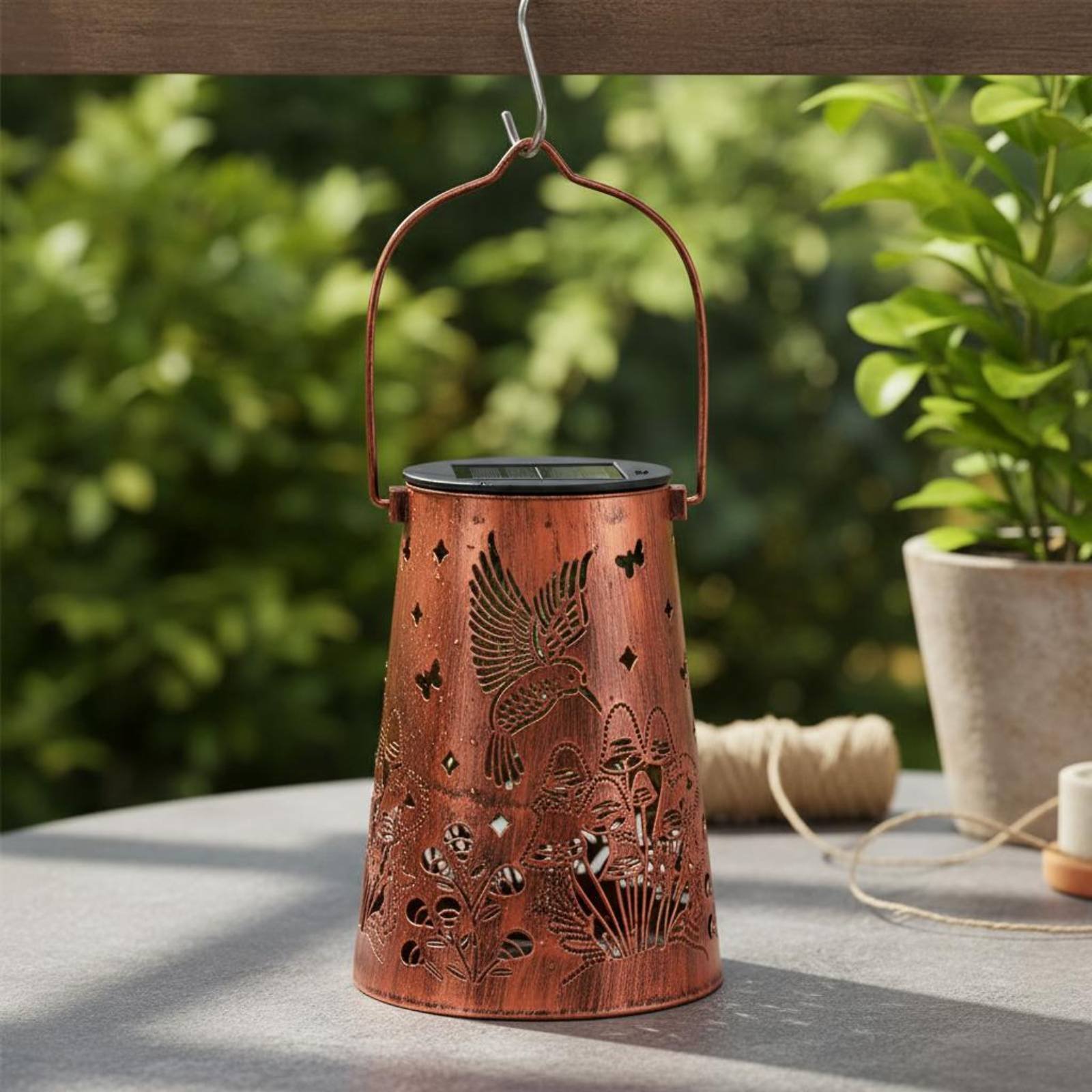 โคมไฟสวนลายดอกไม้ โคมไฟสวน ระบ - Garden Lighting Decor บทวิจารณ์และราคา