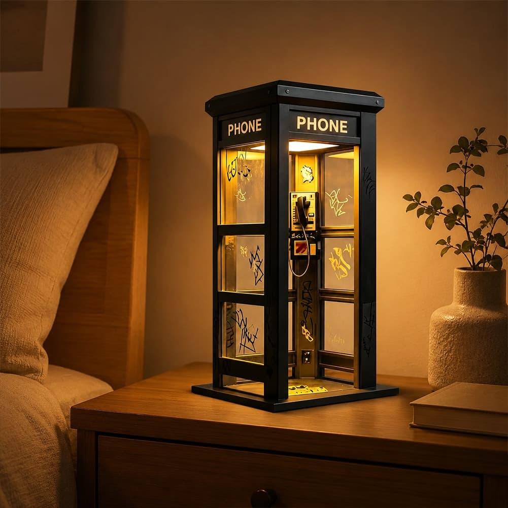 โคมไฟตั้งโต๊ะรูปตู้โทรศัพท์กรา - Lighting Decor Bedroom บทวิจารณ์และราคา