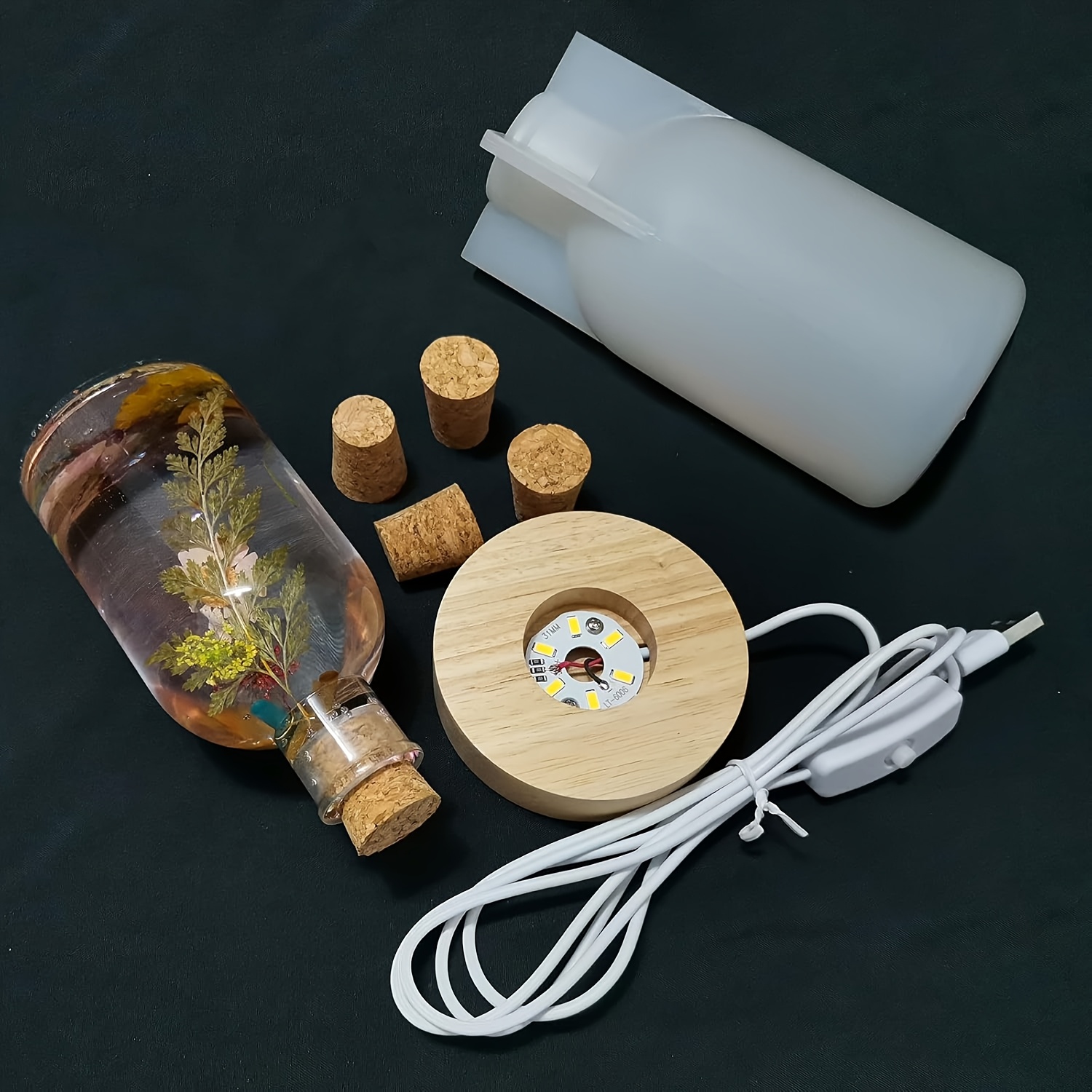ชุดแม่พิมพ์เรซิ่นรูปขวดลอยน้ำ, - Decor Lighting Cork บทวิจารณ์และราคา