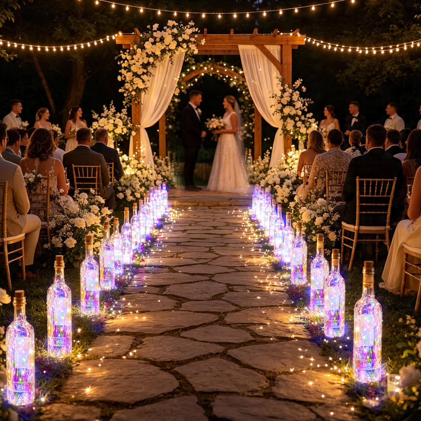 ไฟขวดไวน์พลังงานแสงอาทิตย์ LED - Decor Lighting Cork บทวิจารณ์และราคา