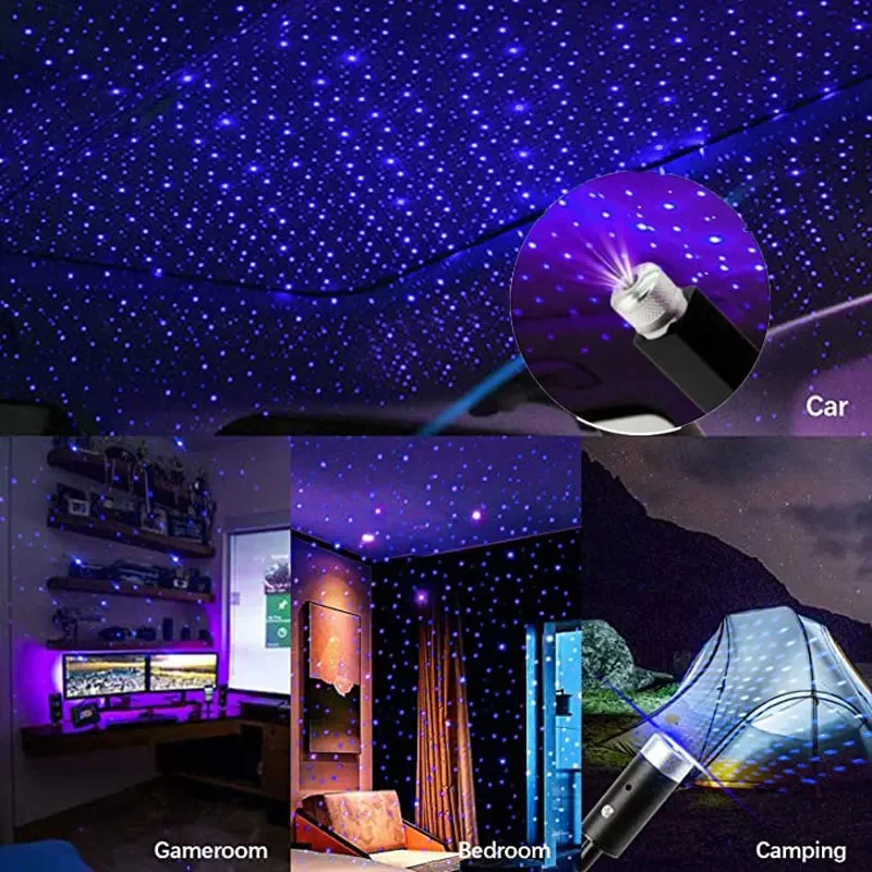 ไฟโปรเจคเตอร์ดาว LED สำหรับรถย - Star Projector Night บทวิจารณ์และราคา