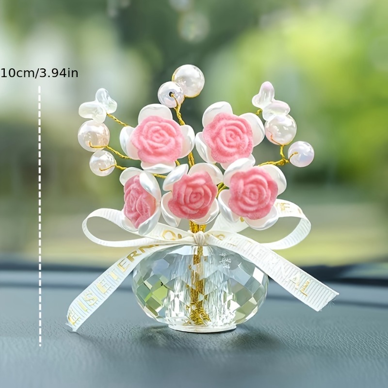 1PC แก้วคริสตัล Rose Dashboard - Lighting Mcqueen Bedroom Decor บทวิจารณ์และราคา
