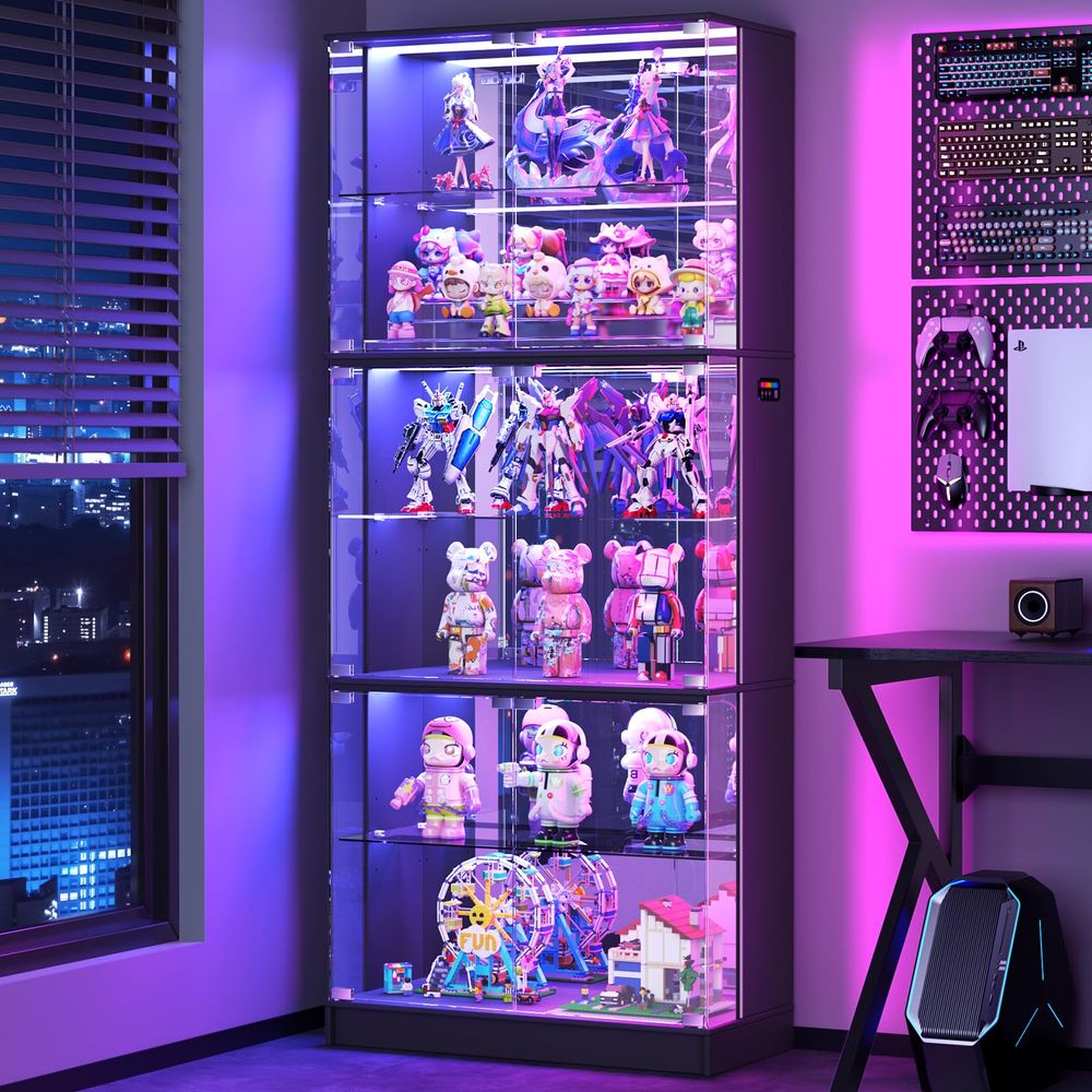 ตู้โชว์กระจก 6 ชั้น สูง 71 นิ้ - Lighting & Home Decor Studio บทวิจารณ์และราคา