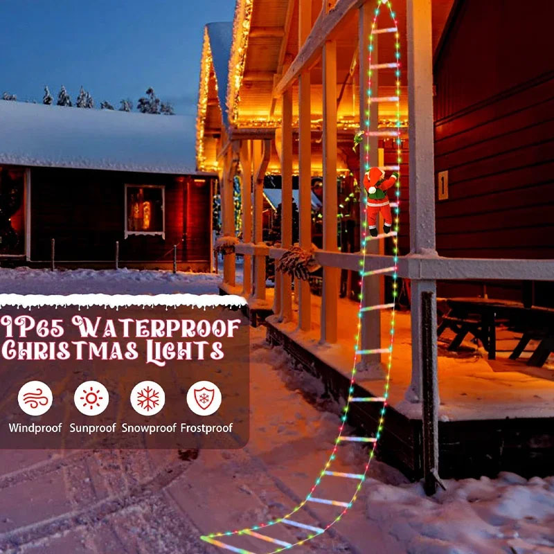 ไฟคริสต์มาส LED สายไฟตกแต่งบัน - Garden Lighting Decor บทวิจารณ์และราคา