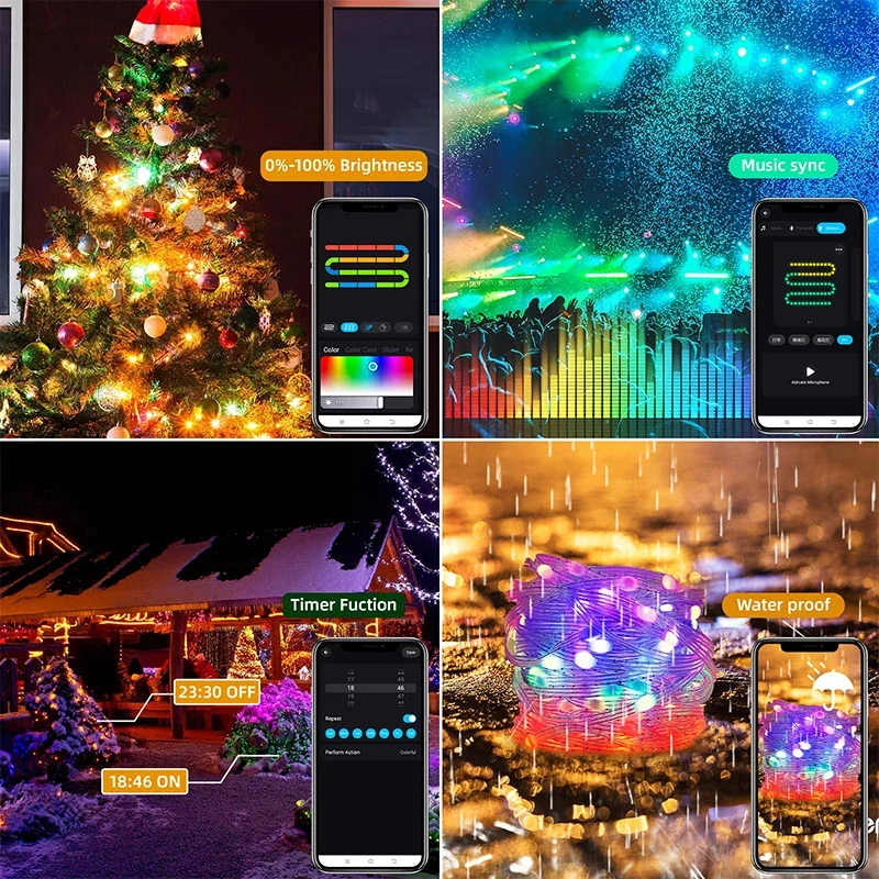 Dreamcolor ไฟประดับคริสต์มาส B - Decor Lighting Address บทวิจารณ์และราคา