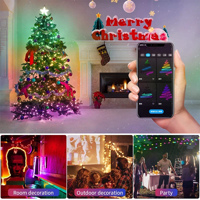 Dreamcolor ไฟประดับคริสต์มาส B - Decor Lighting Address บทวิจารณ์และราคา