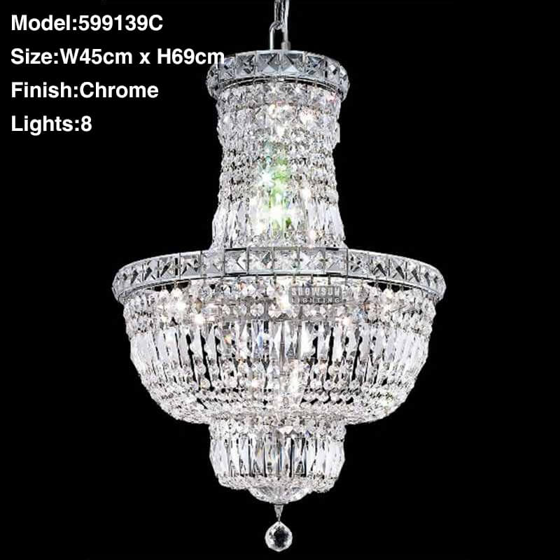 โคมไฟระย้าคริสตัล LED หรูหราทั - Home Decor Lighting Manufacturer บทวิจารณ์และราคา