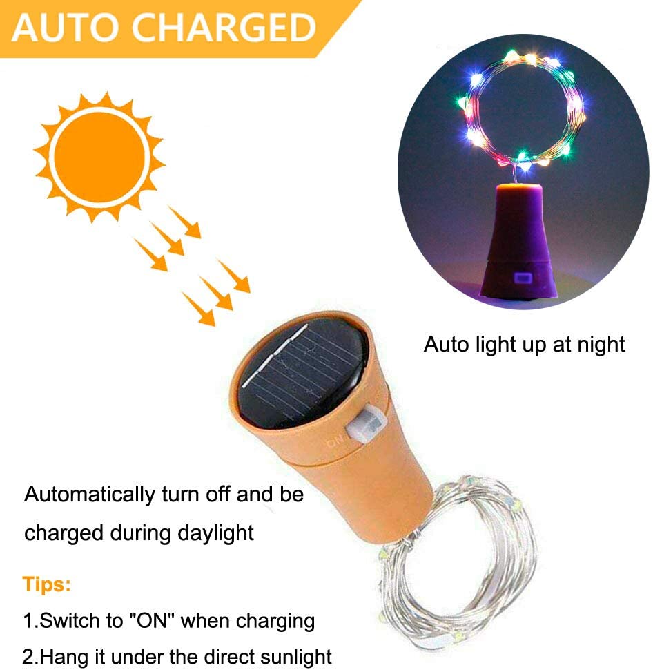 ขวดไวน์พลังงานแสงอาทิตย์ไฟ Led - Decor Lighting Cork บทวิจารณ์และราคา