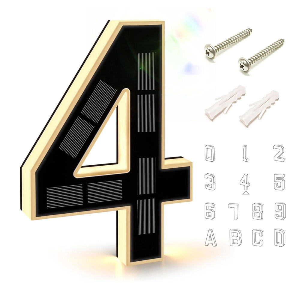 ไฟส่องเลขที่บ้านพลังงานแสงอาทิ - Decor Lighting Address บทวิจารณ์และราคา