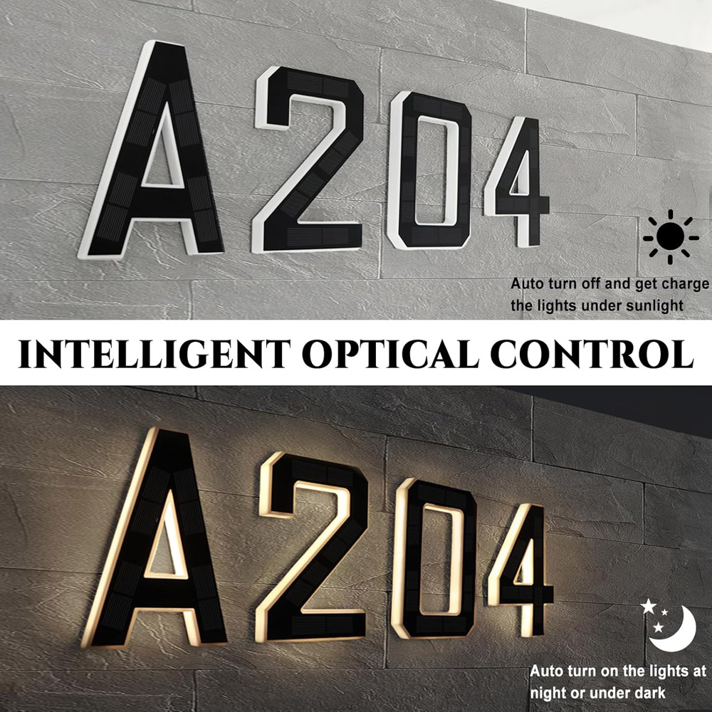 ไฟส่องเลขที่บ้านพลังงานแสงอาทิ - Decor Lighting Address บทวิจารณ์และราคา