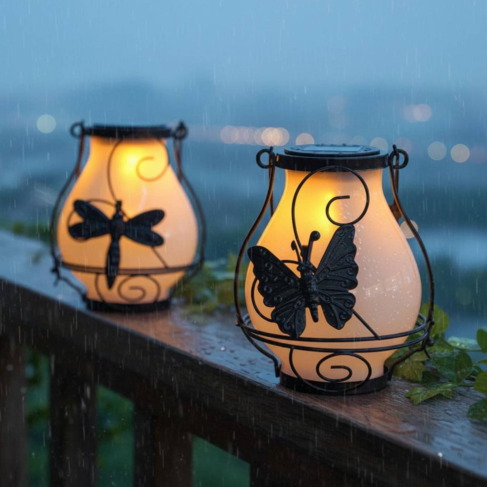 โคมไฟผีเสื้อพลังงานแสงอาทิตย์  - Garden Lighting Decor บทวิจารณ์และราคา
