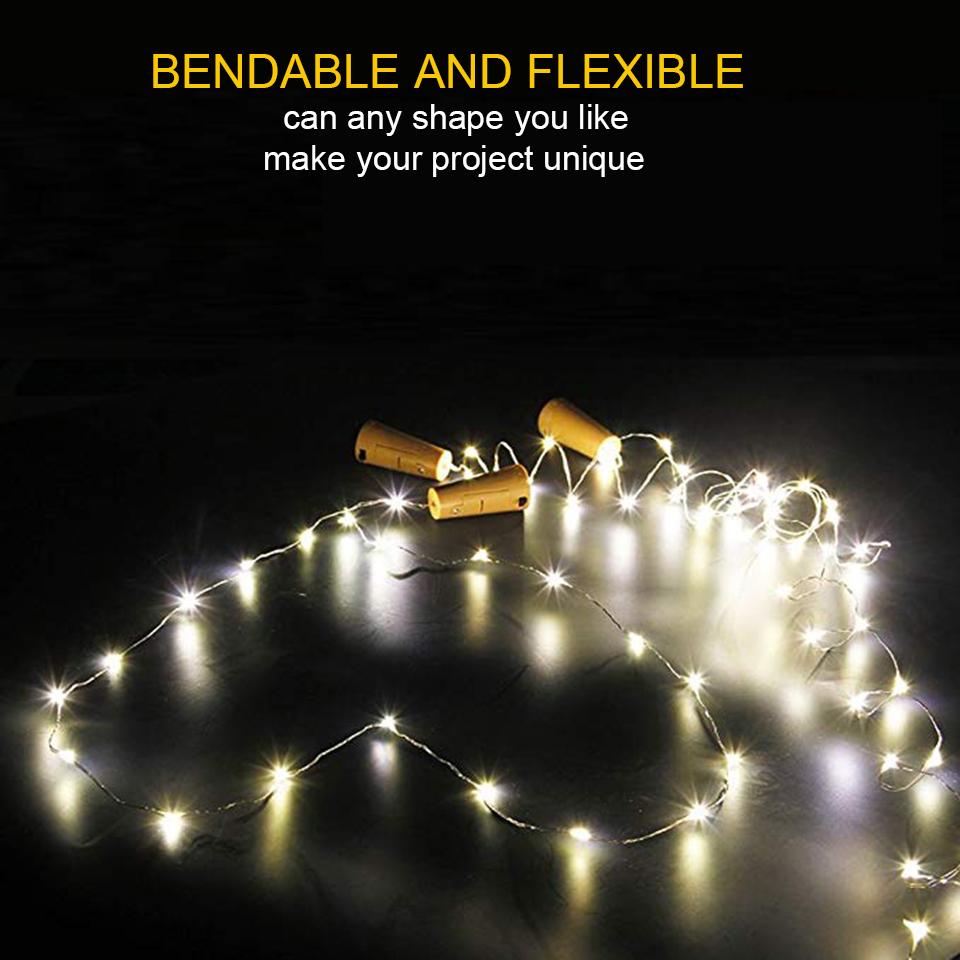 1/3/5/10/20Pcs ขวดไวน์แสง Cork - Decor Lighting Cork บทวิจารณ์และราคา