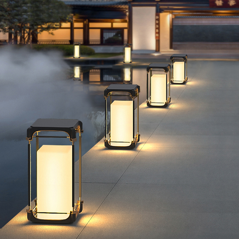 โคมไฟตั้งพื้นแบบมีแสงสว่าง โคม - Garden Lighting Decor บทวิจารณ์และราคา