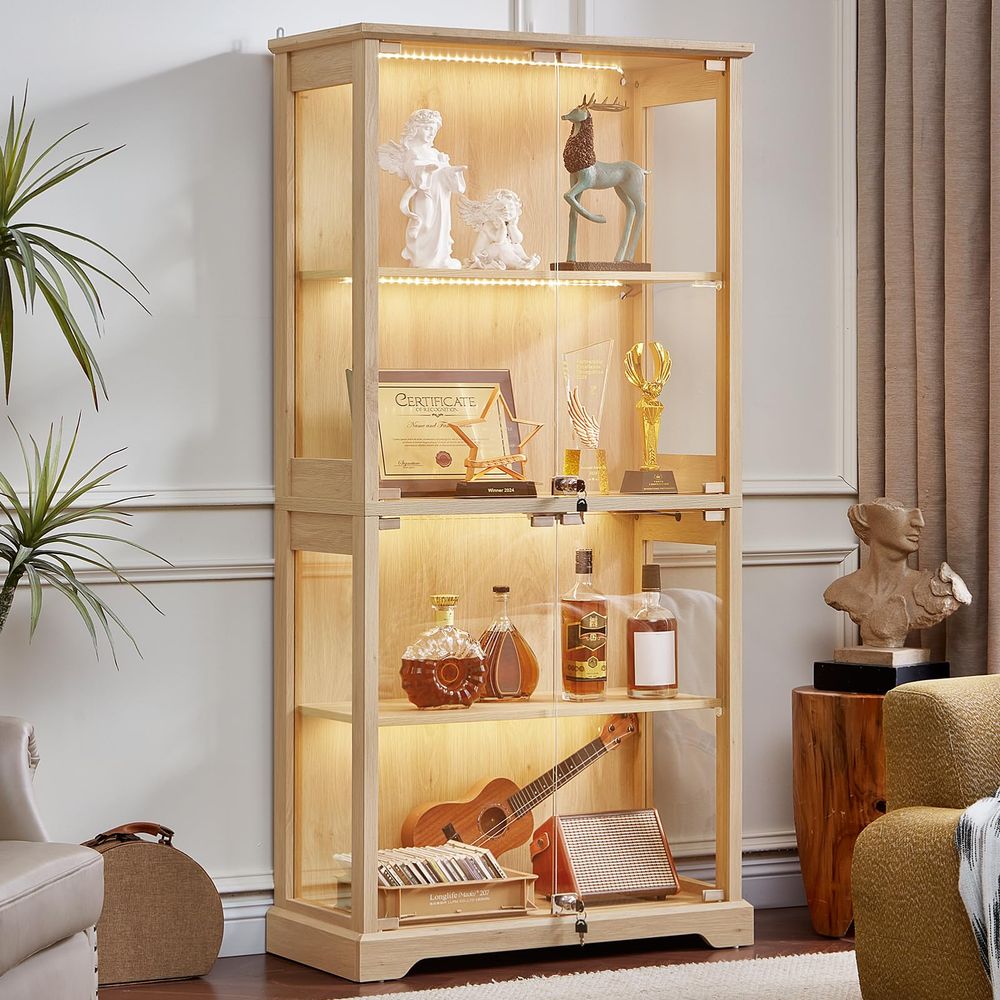 ตู้โชว์กระจกสไตล์บ้านไร่พร้อมป - Lighting & Home Decor Studio บทวิจารณ์และราคา