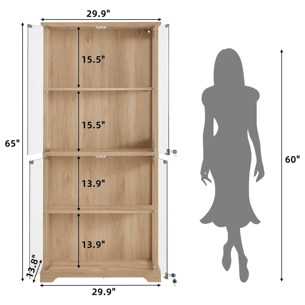 ตู้โชว์กระจกสไตล์บ้านไร่พร้อมป - Lighting & Home Decor Studio บทวิจารณ์และราคา