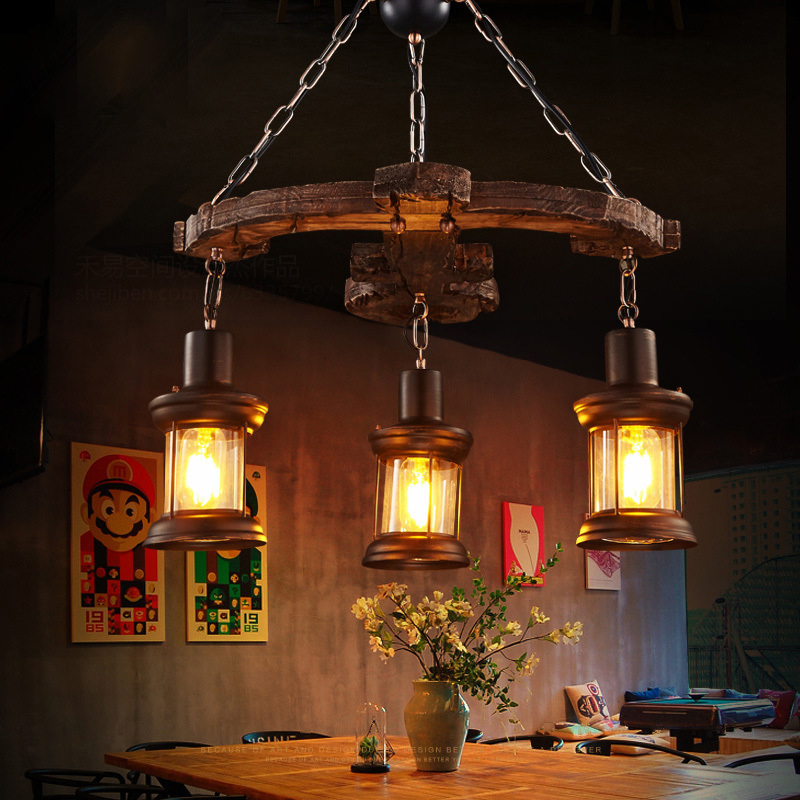 Loft จี้โคมไฟห้องรับประทานอาหา - Lighting Decor Store บทวิจารณ์และราคา
