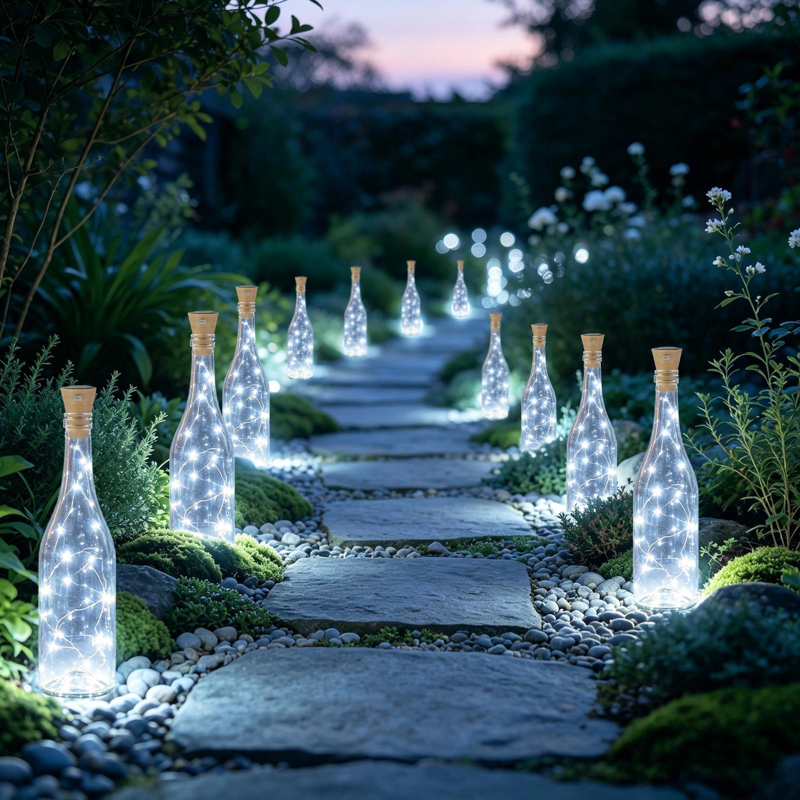 ไฟขวดไวน์พร้อมจุกคอร์ก 6 ชิ้น  - Decor Lighting Cork บทวิจารณ์และราคา